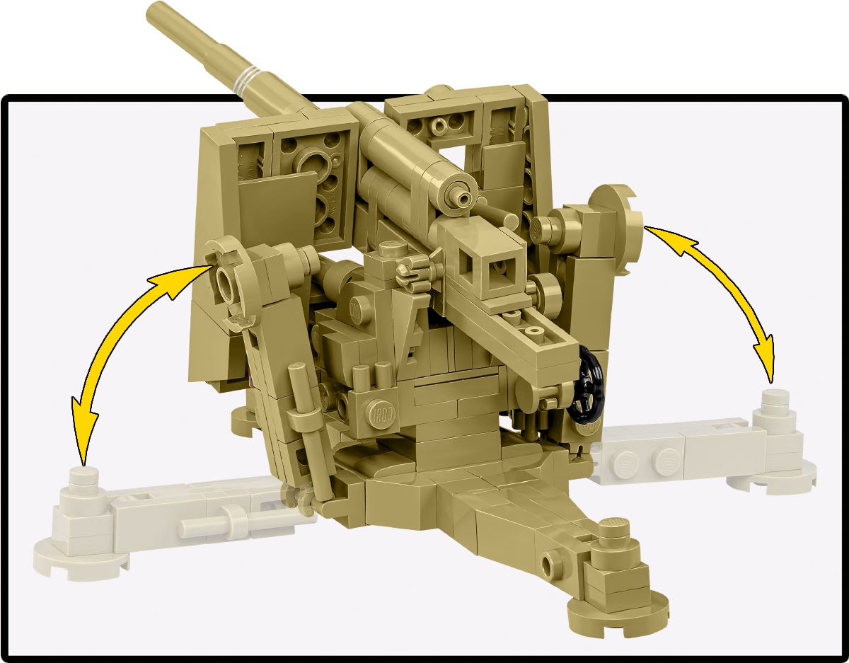 8.8cm FLAK 18 Artillery Building Set - Image 6 of 6 | TheBrickTube