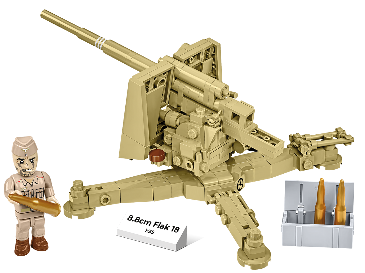 8.8cm FLAK 18 Artillery Building Set - Image 4 of 6 | TheBrickTube