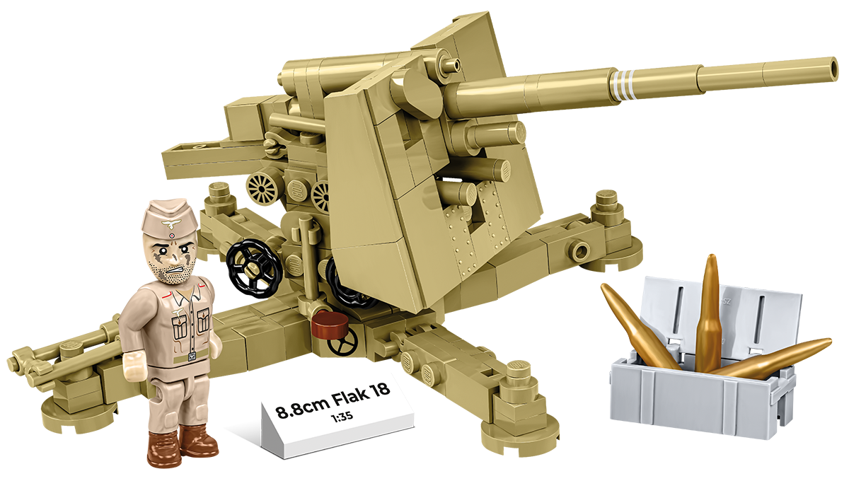 8.8cm FLAK 18 Artillery Building Set - Image 3 of 6 | TheBrickTube