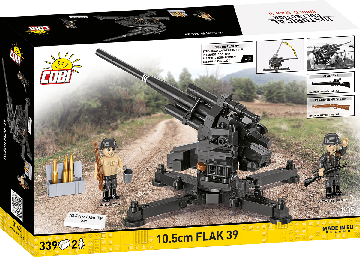 10.5cm FLAK 39 Artillery Building Set - Image 2 of 6 | TheBrickTube