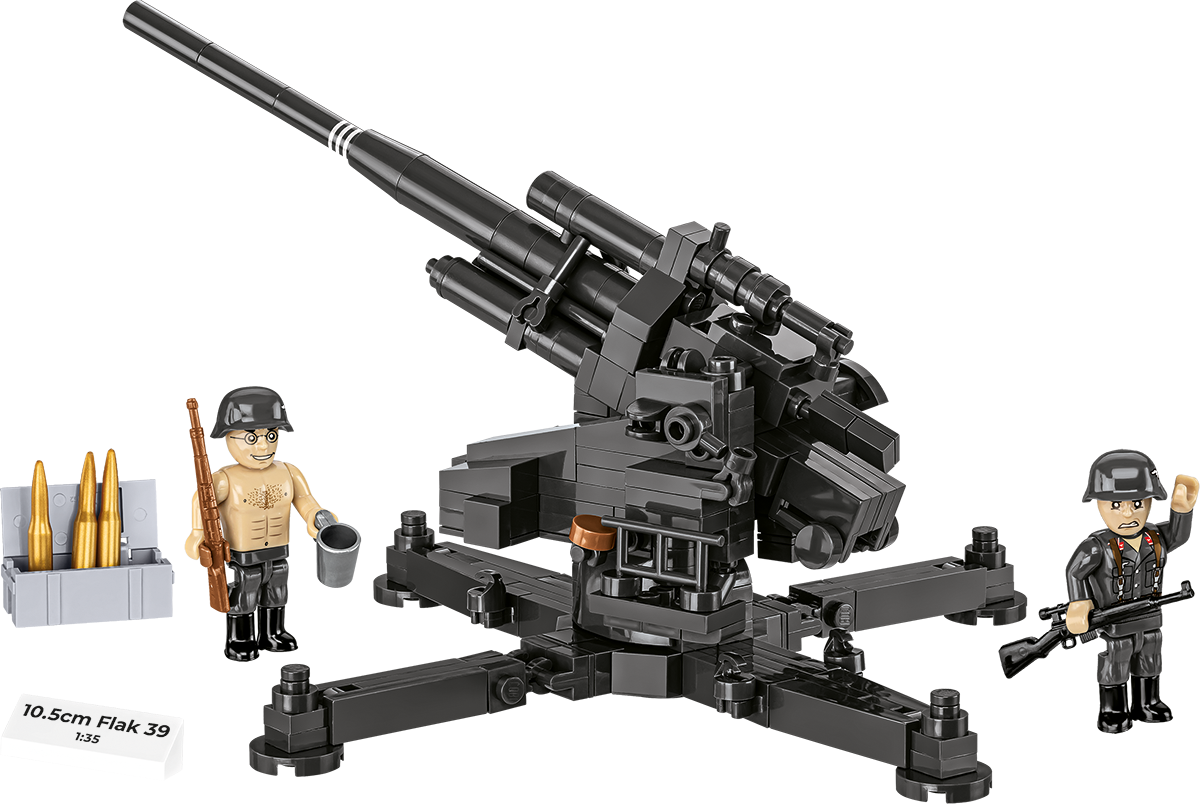 10.5cm FLAK 39 Artillery Building Set - Image 3 of 6 | TheBrickTube