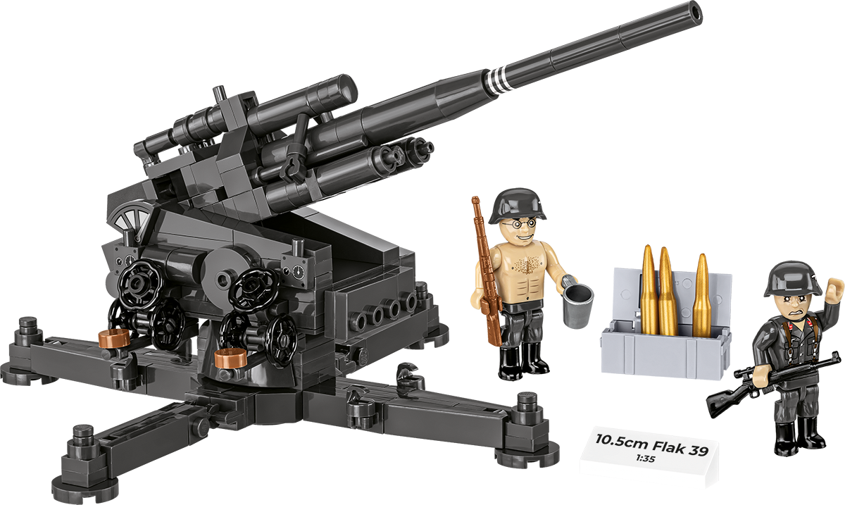 10.5cm FLAK 39 Artillery Building Set - Image 4 of 6 | TheBrickTube