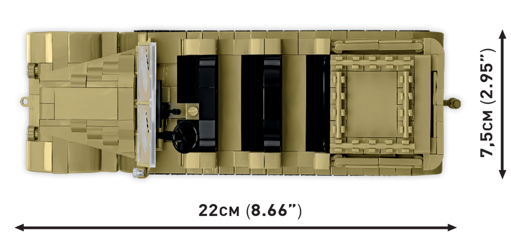 Sd.Kfz.8 Towing 8.8cm FLAK 36 Artillery Half-Track Building Set - Image 6 of 6 | TheBrickTube
