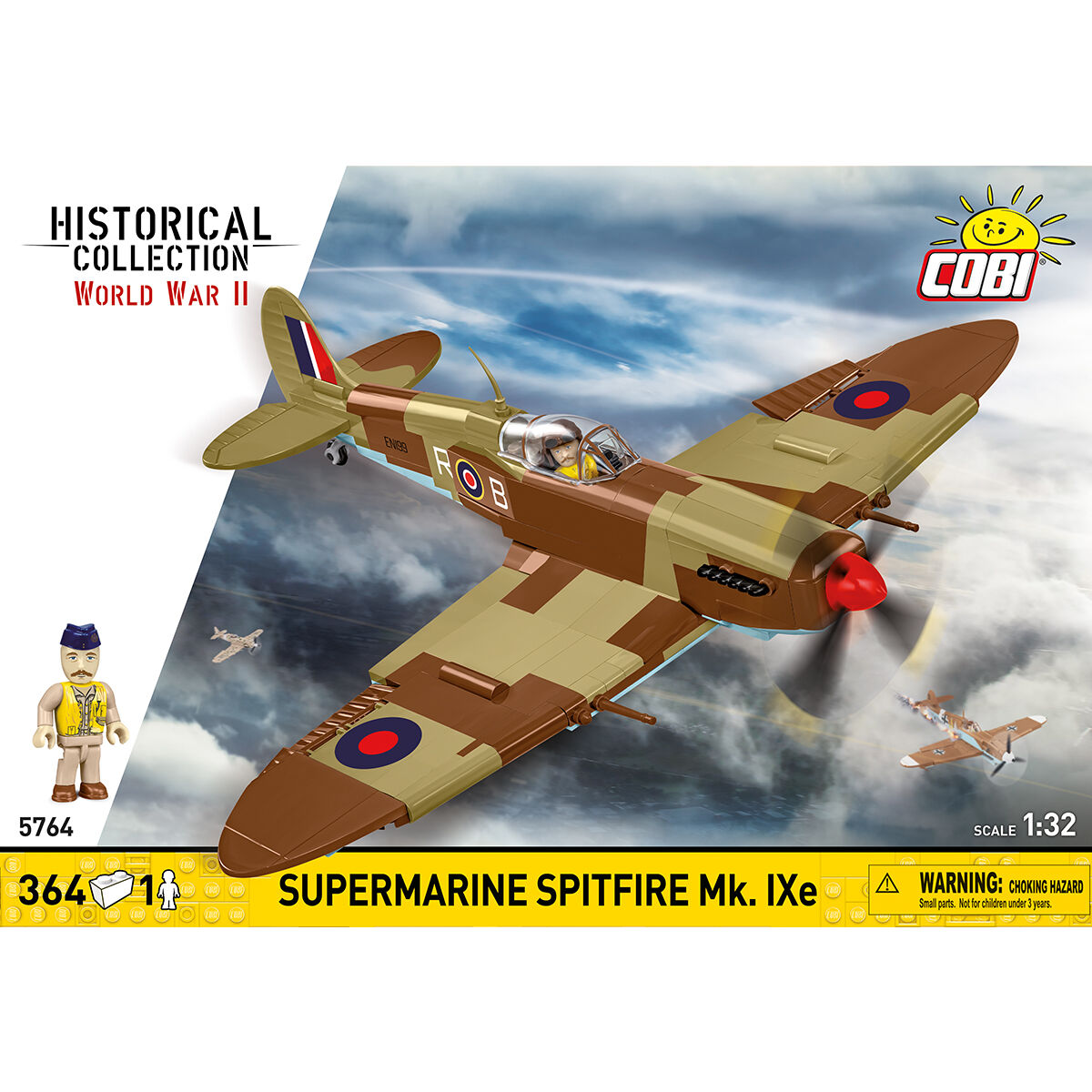 Supermarine Spitfire Mk. IXe Fighter Building Set - Image 3 of 6 | TheBrickTube