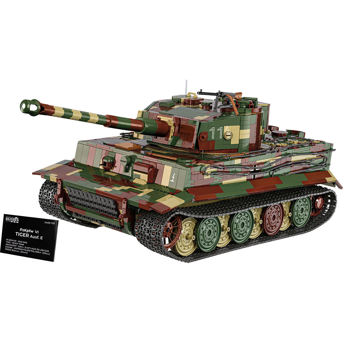 Executive Edition PzKpfw VI Ausf. E Panzer Tank Building Set - Image 6 of 6 | TheBrickTube