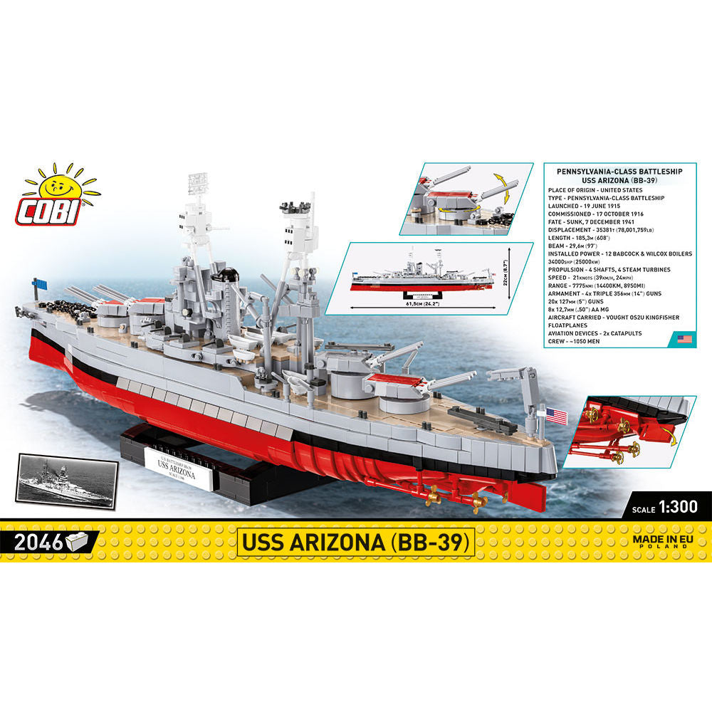 Battleship USS Arizona (BB-39) Building Set - Image 4 of 6 | TheBrickTube