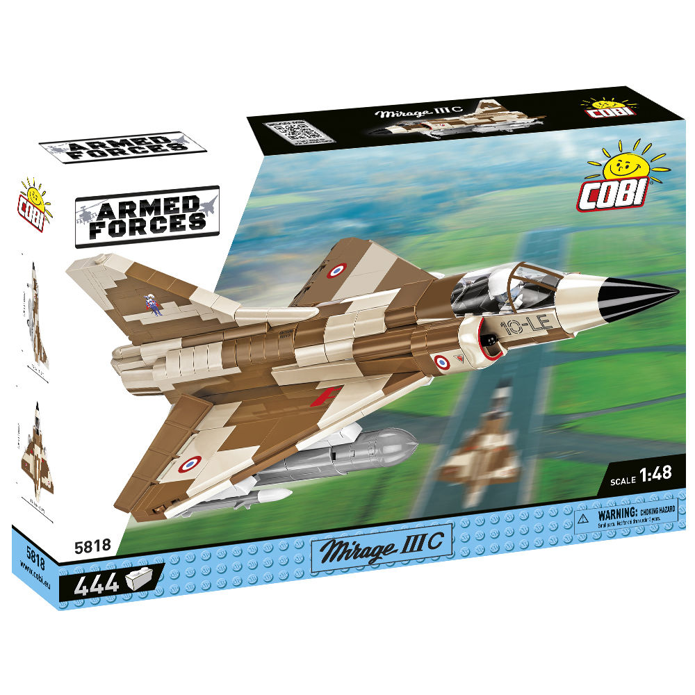 Dassault Mirage III C Fighter Jet Building Set - Main Image | TheBrickTube