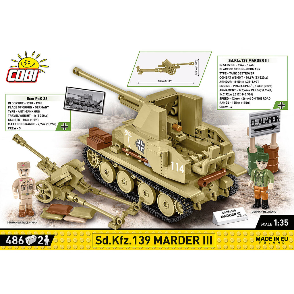Sd. Kfz. 139 MARDER III Tank Destroyer Building Set - Image 4 of 6 | TheBrickTube