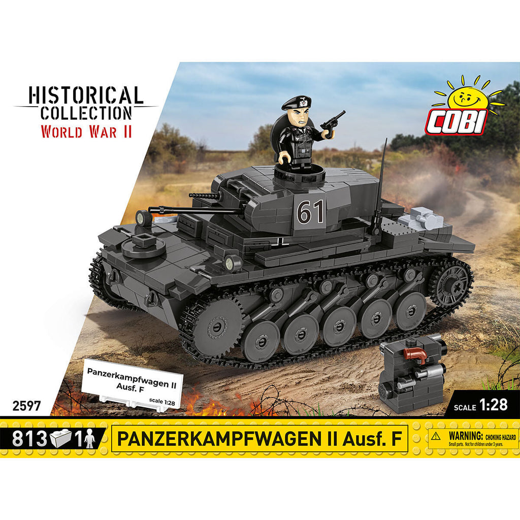 PanzerKampWagen II Ausf. F Tank Building Set - Image 3 of 6 | TheBrickTube