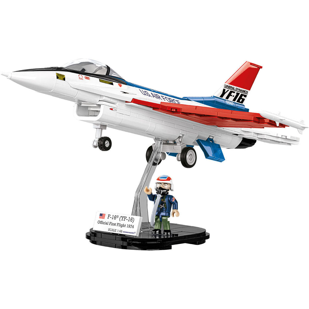 F-16 (YF-16) First Flight Edition 1974 Fighter Building Set - Image 6 of 6 | TheBrickTube