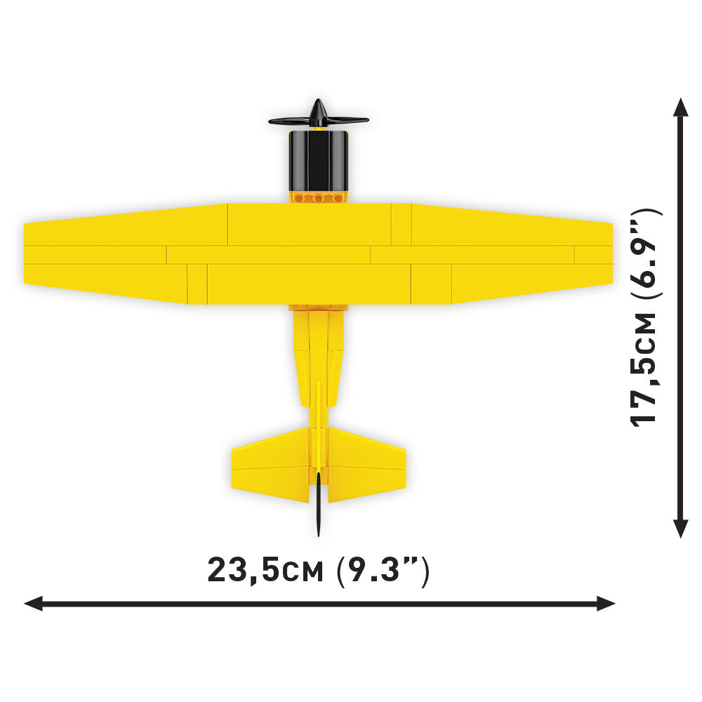 Cessna 172 Skyhawk Aircraft (Yellow) Building Set - Image 5 of 6 | TheBrickTube