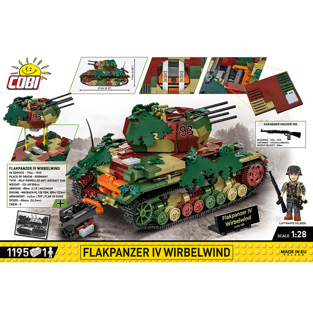 Executive Edition FlakPanzer IV Wirbelwind Building Set - Image 4 of 6 | TheBrickTube