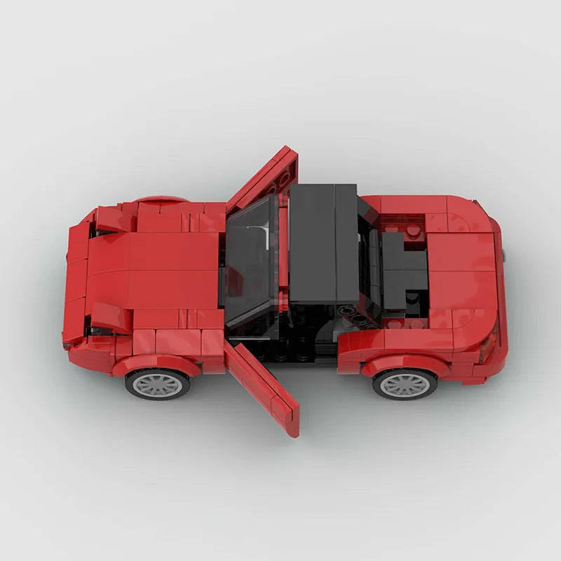 Mazda MX5 NA/Miata brick model - display view - TheBrickTube