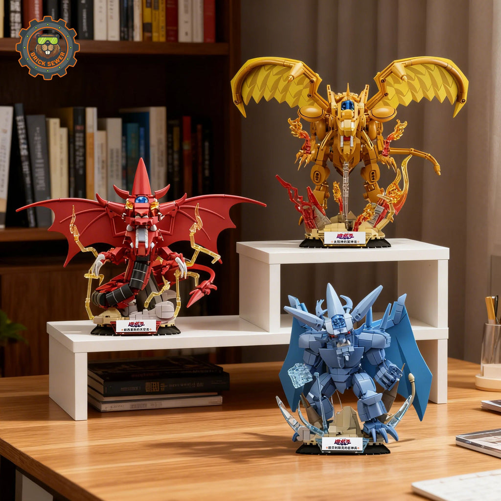 Yu-Gi-Oh! The Egyptian God Cards – Collector’s Brick Set (Obelisk, Ra & Slifer) - Image 17 of 17 | TheBrickTube