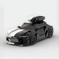 Audi RS6 ABT|Jon Olsson brick model - front angle view - TheBrickTube