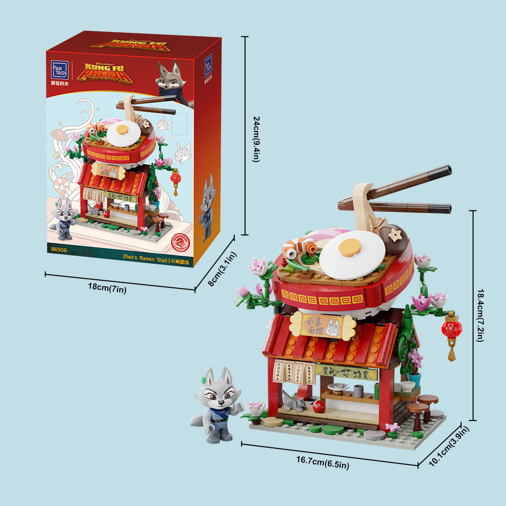 Pantasy X Kung Fu Panda Mini Street View- Zhen's Ramen Stall 86506 - Image 5 of 5 | TheBrickTube