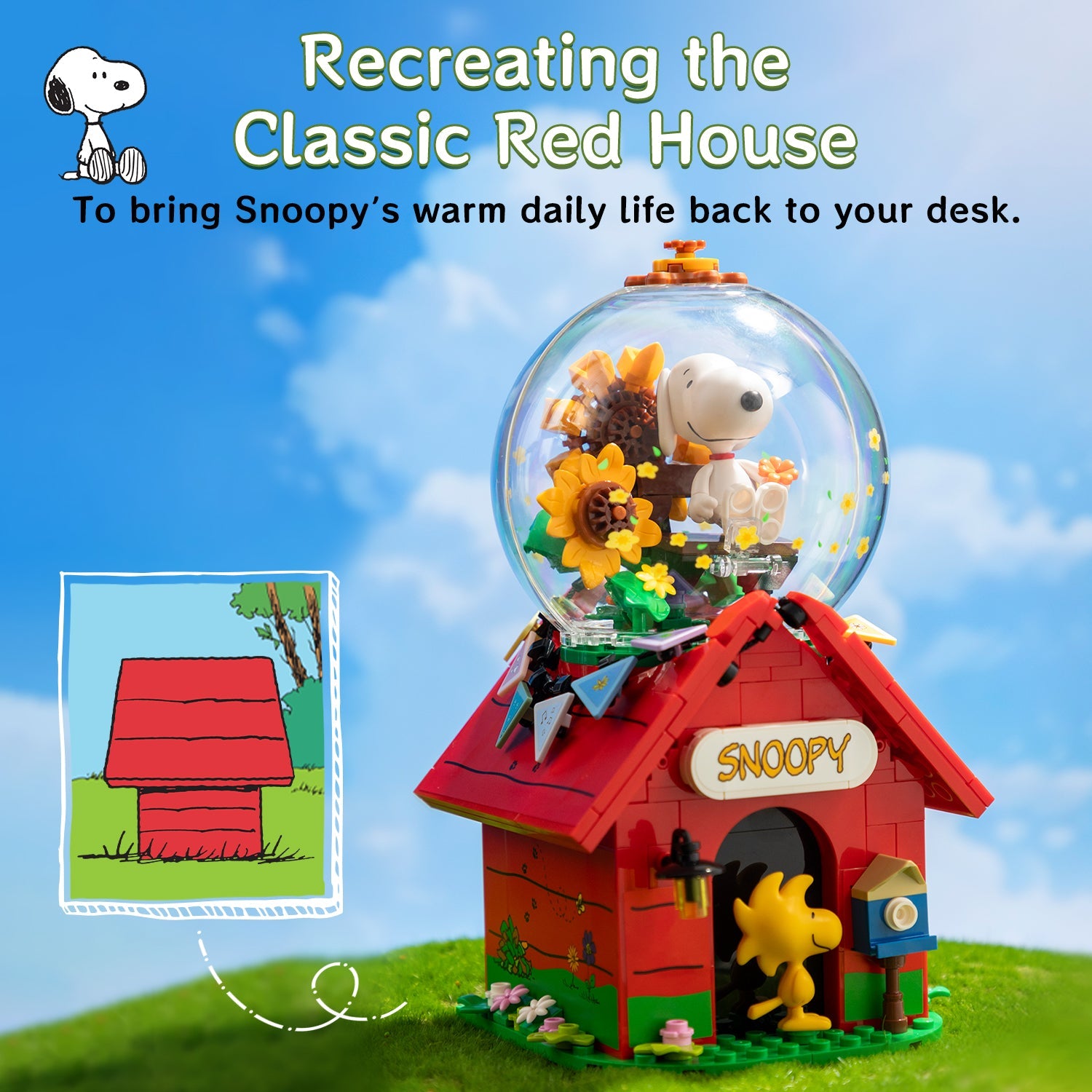 Pantasy x Snoopy Red House 86918 - Image 3 of 9 | TheBrickTube