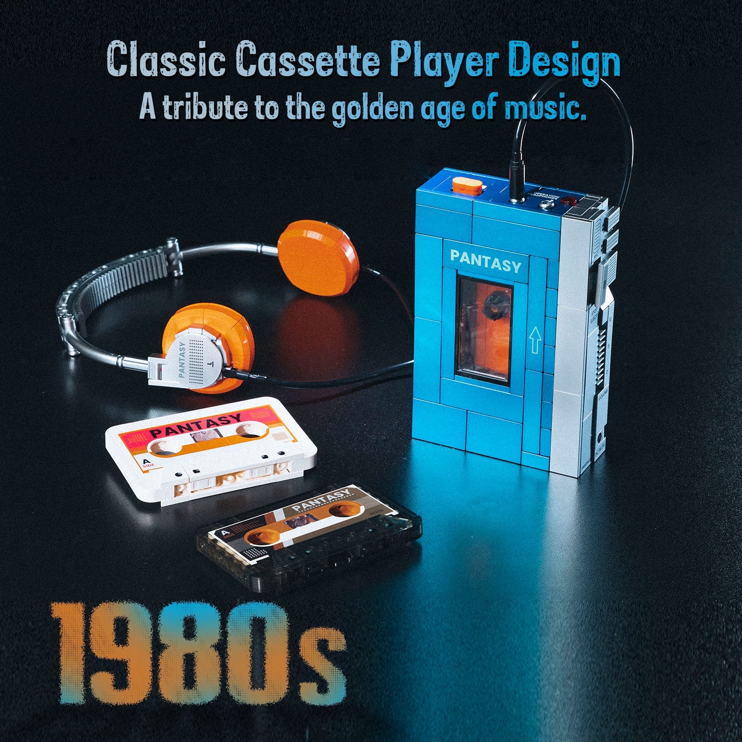 Pantasy Cassette Player 85039 - Image 3 of 7 | TheBrickTube
