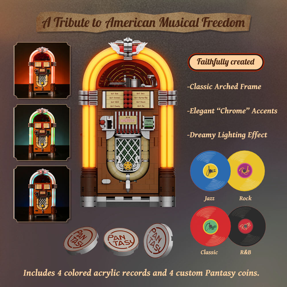 Pantasy Jukebox 85020 - Image 3 of 7 | TheBrickTube