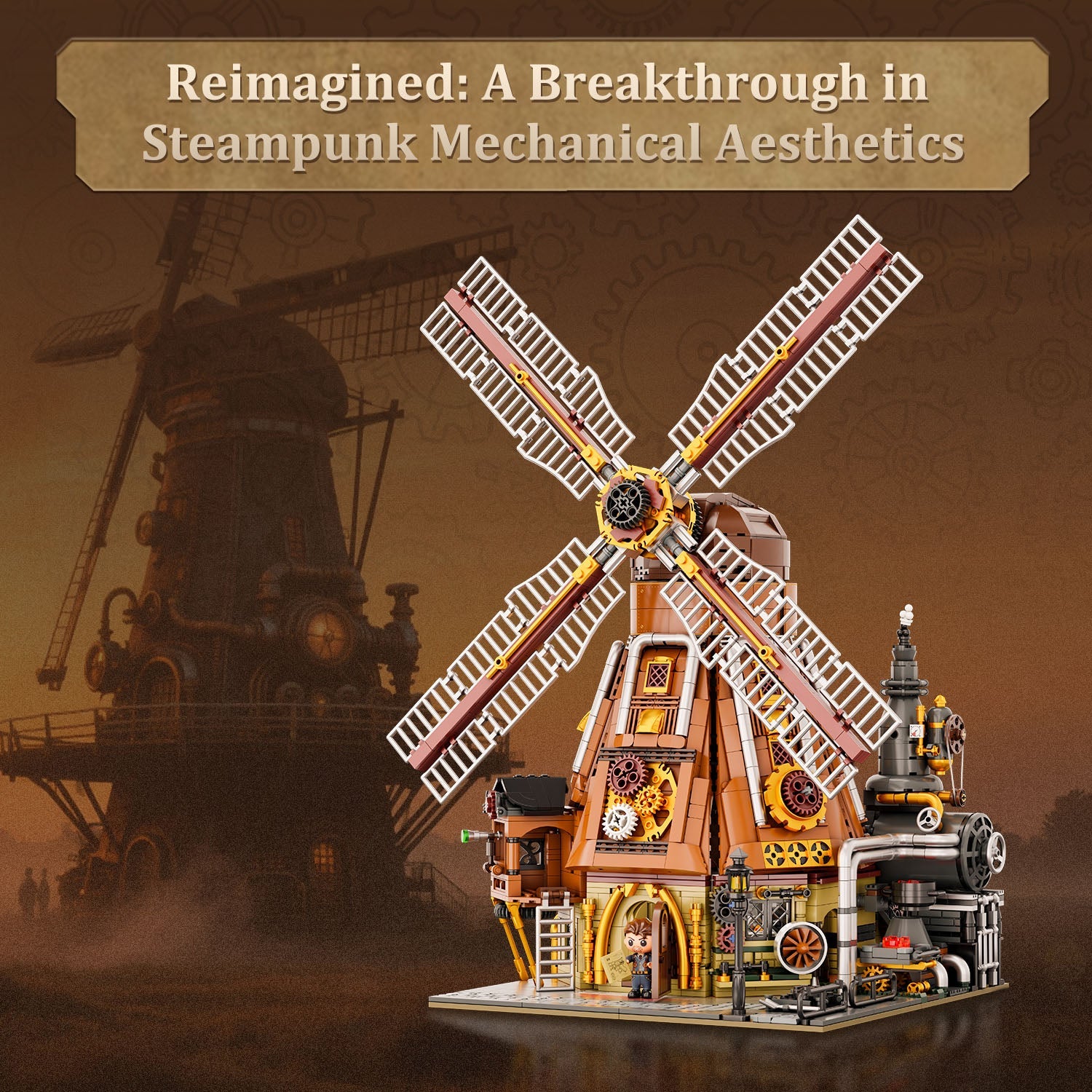 Pantasy Steampunk Windmill Workshop 85026 - Image 3 of 8 | TheBrickTube