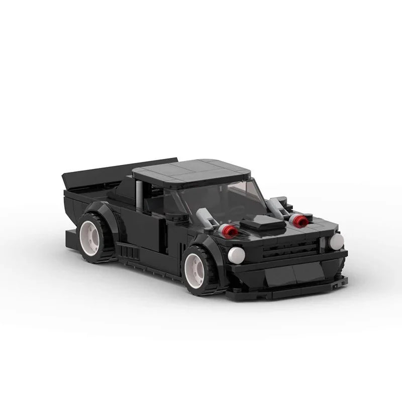 Ford Mustang Hoonicorn brick model - detail close-up - TheBrickTube
