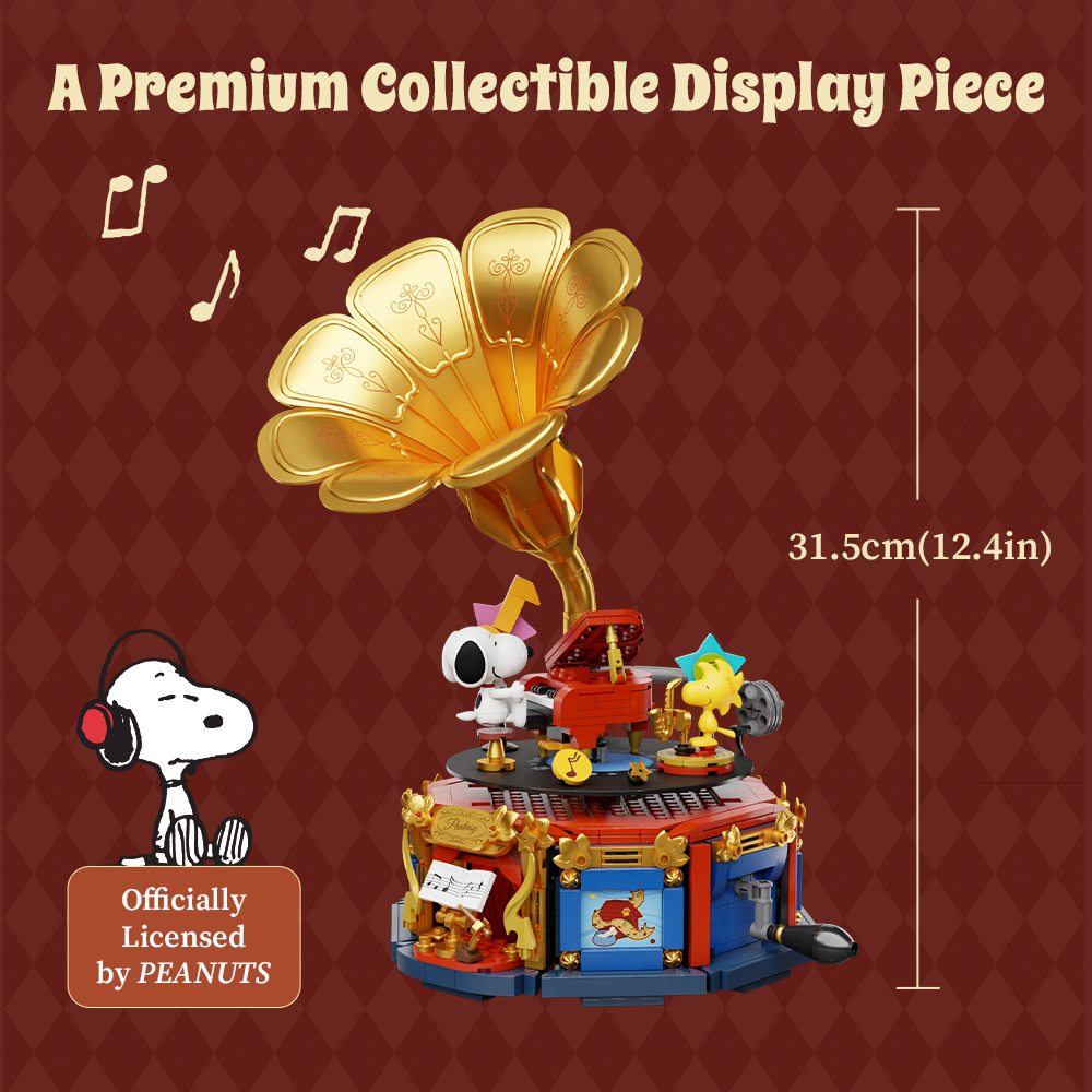 Pantasy x Snoopy Phonograph 86911 - Image 4 of 8 | TheBrickTube