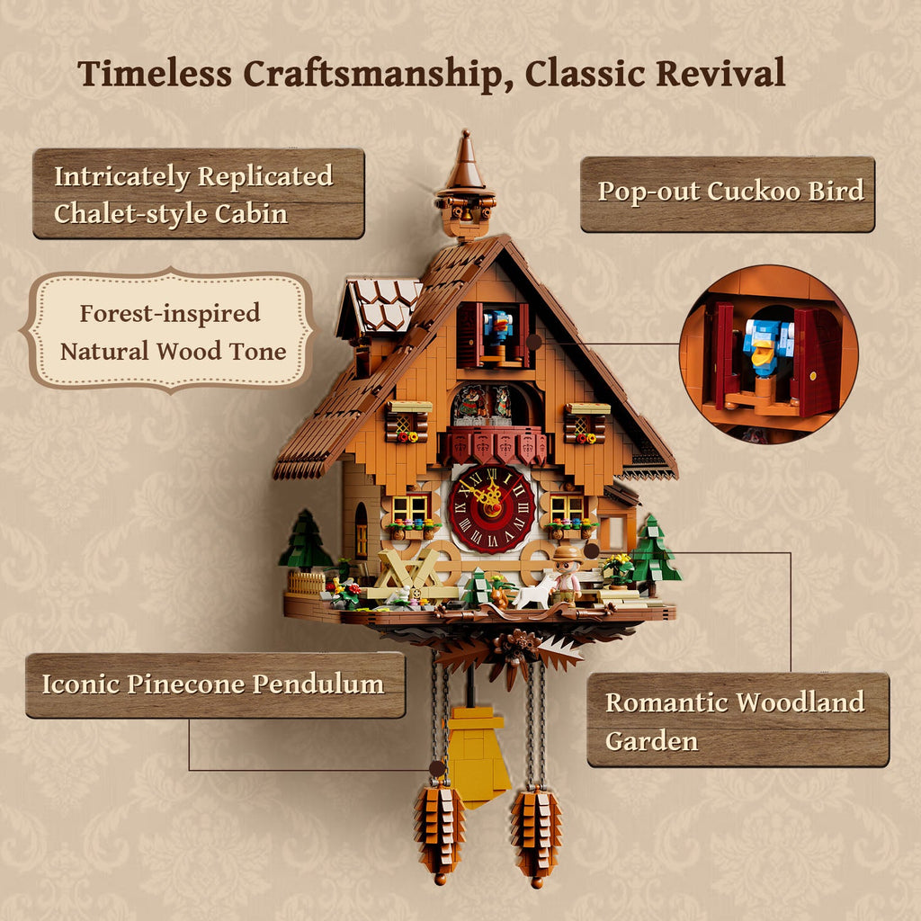 Pantasy Cuckoo Clock 85027 - Image 3 of 7 | TheBrickTube