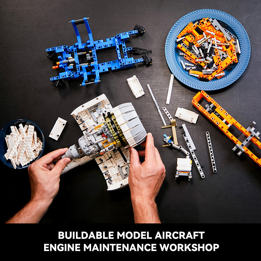 Aircraft Engine Maintenance Workshop 85006 | Mechanical Building Set - Image 3 of 7 | TheBrickTube