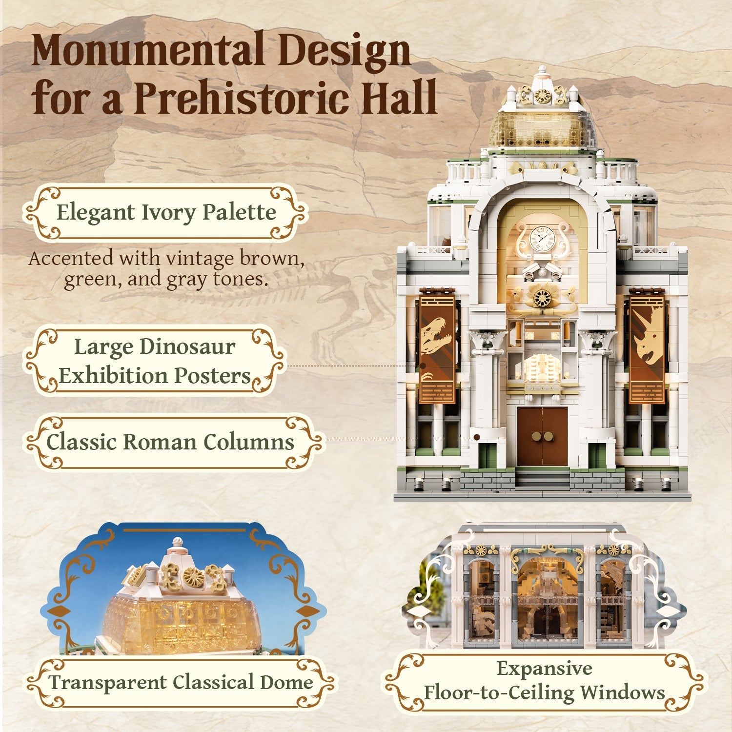 Pantasy Dinosaur Museum 85047 - Image 3 of 8 | TheBrickTube