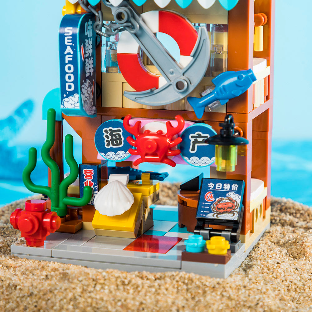 Food Street Series 56002 | Brick Building Set - Image 4 of 4 | TheBrickTube