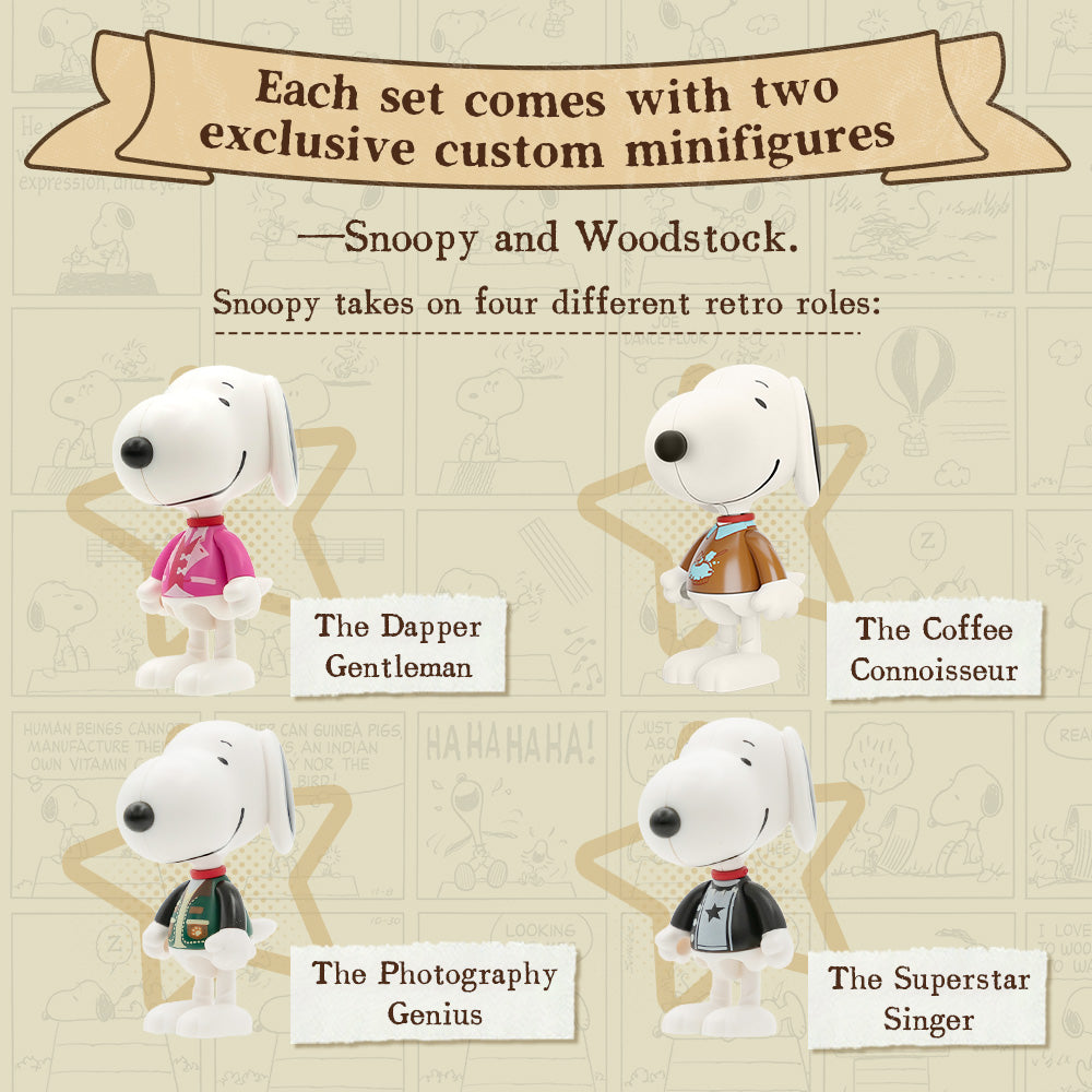 Pantasy x Snoopy Retro Time Series 86913-86916 - Image 4 of 9 | TheBrickTube