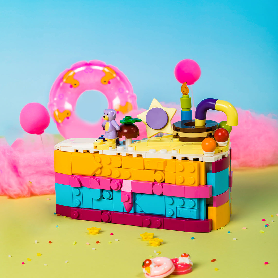 Joyside Series Birthday Cake & Witch Cake 61005 61006 | Brick Building Set - Image 2 of 5 | TheBrickTube