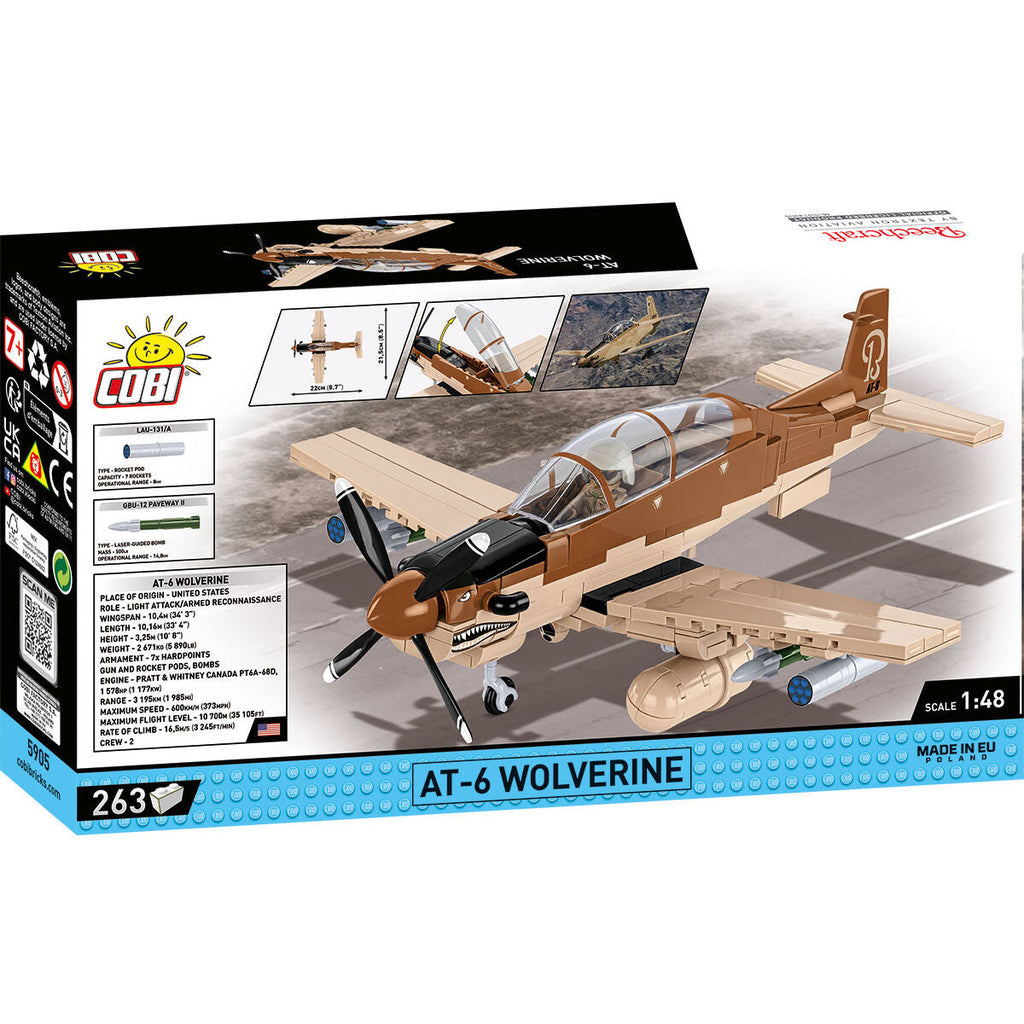 Beechcraft AT-6 Wolverine Turboprop Building Set - Image 2 of 6 | TheBrickTube