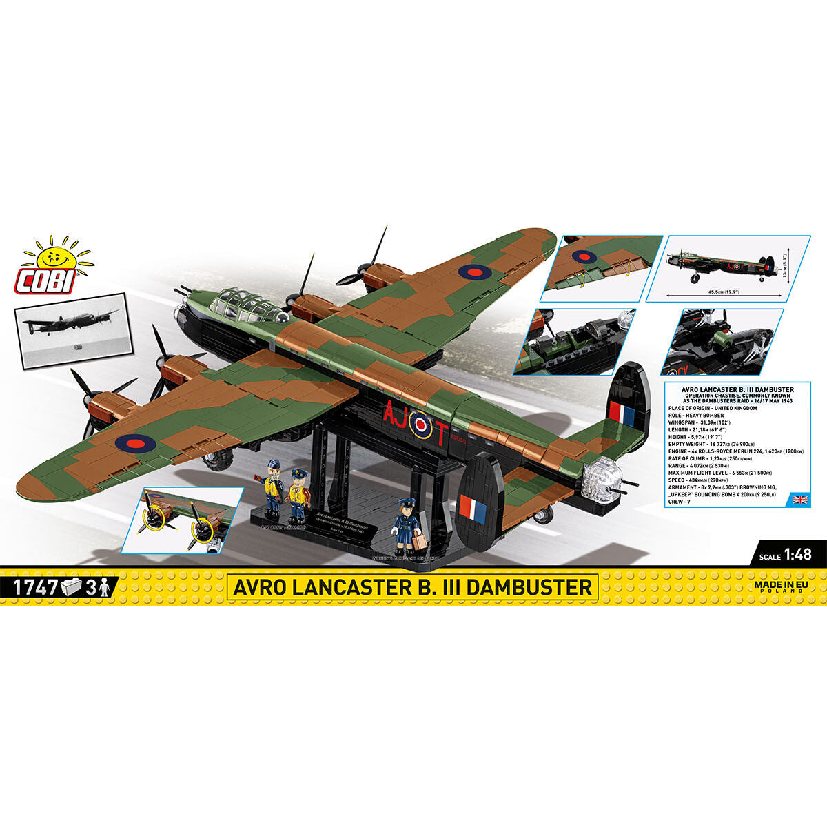 Executive Edition AVRO Lancaster B. III Dambuster Building Set - Image 4 of 6 | TheBrickTube
