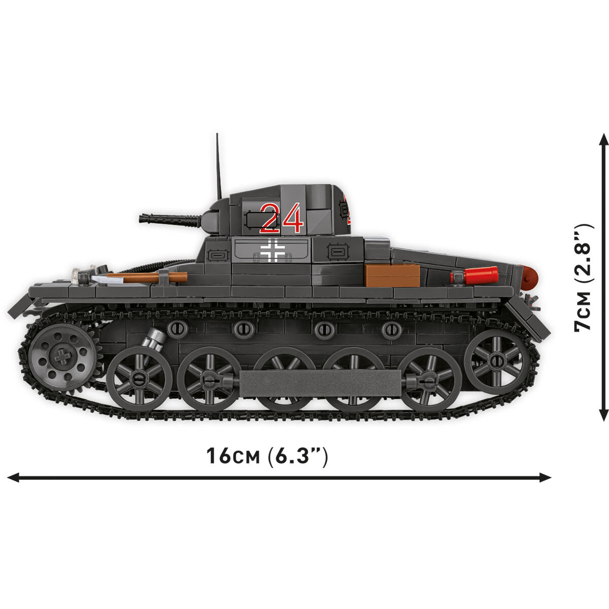 Panzer I Ausf. B Tank Building Set - Image 5 of 6 | TheBrickTube