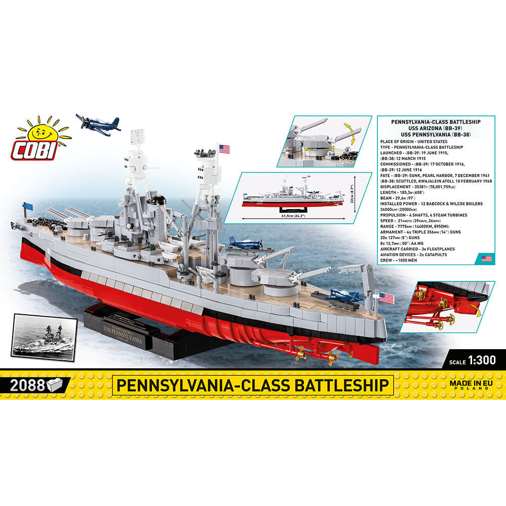 Executive Edition Pennsylvania-Class Battleship Building Set - Image 4 of 6 | TheBrickTube