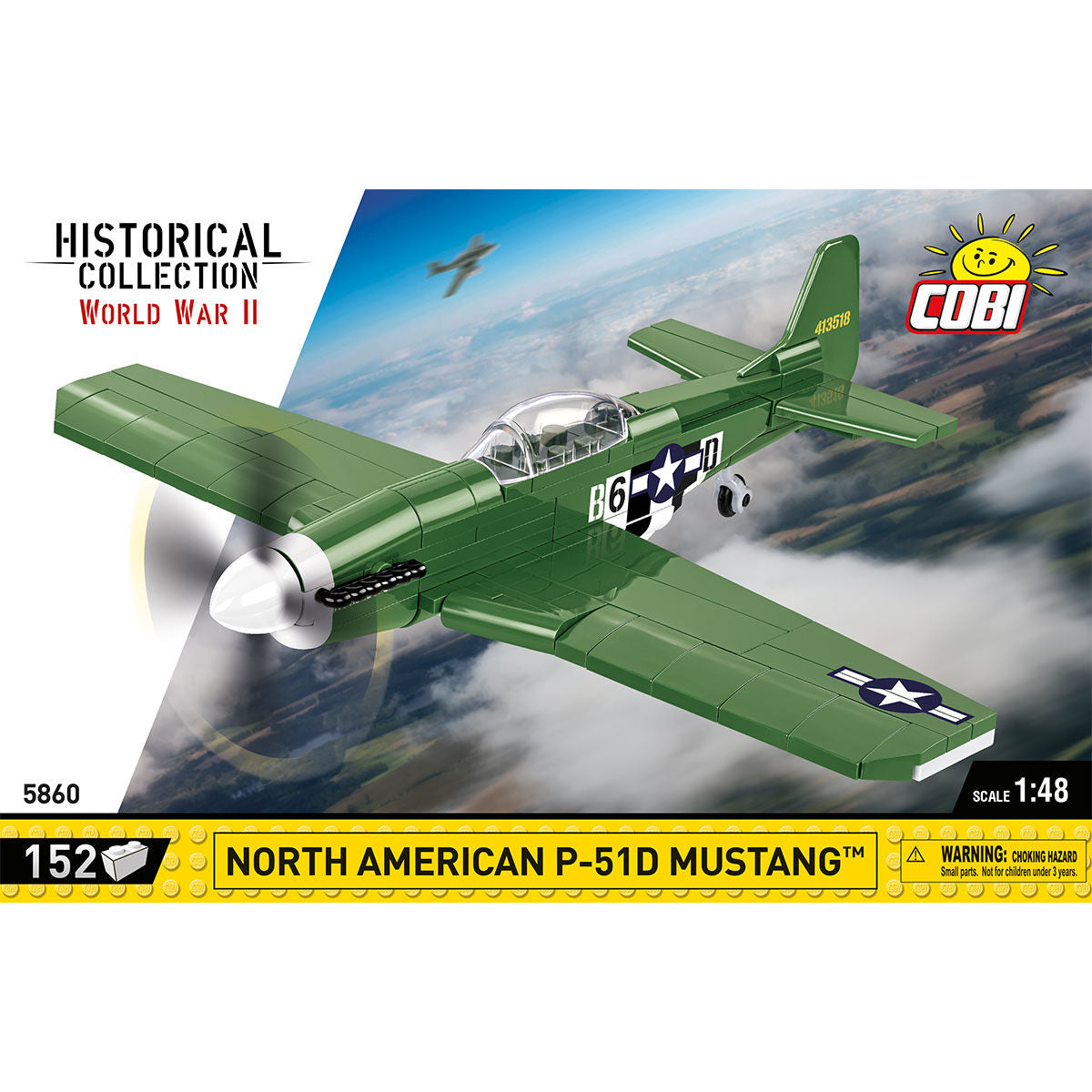 North American P-51D Mustang Building Set - Image 3 of 6 | TheBrickTube