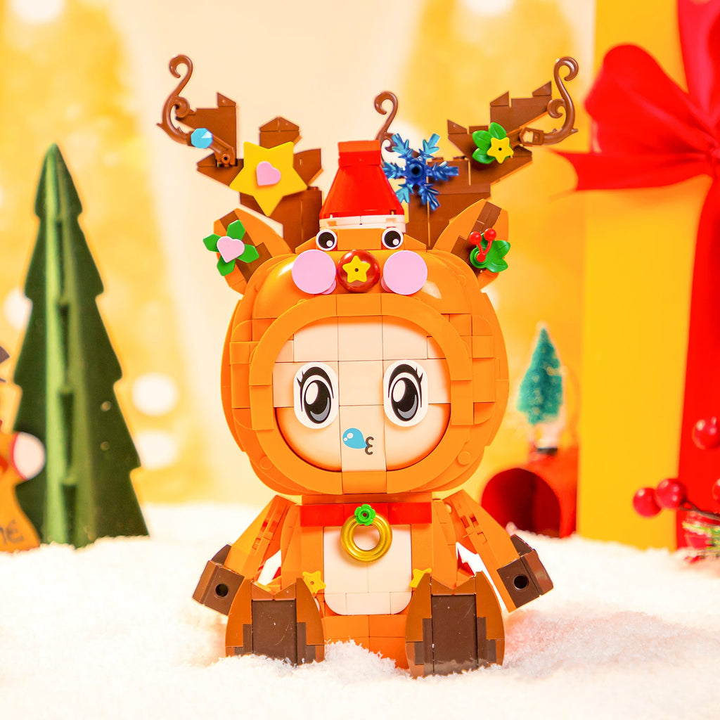 Festival Limited Christmas Elk Baby 25003 | Brick Building Set 733 Pcs - Image 2 of 5 | TheBrickTube