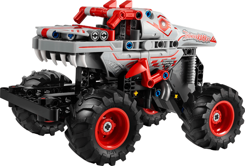 Monster Jam ThunderROARus Pull-Back - TheBrickTube