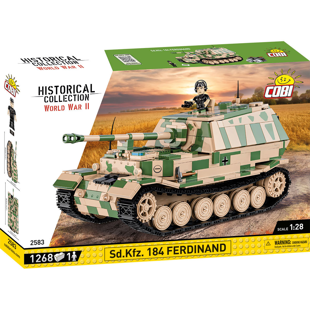 S.D.Kfz. 184 Ferdinand Tank Destroyer Building Set - Main Image | TheBrickTube