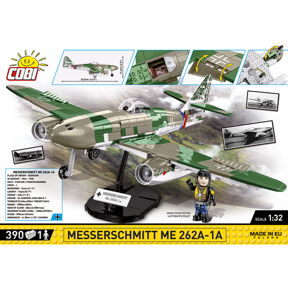 Messerschmitt ME 262A-1A Building Set - Image 4 of 6 | TheBrickTube