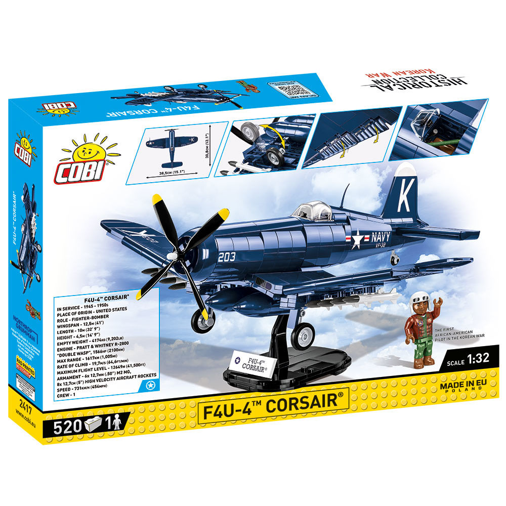F4U-4 Corsair Plane Building Set - Image 2 of 6 | TheBrickTube