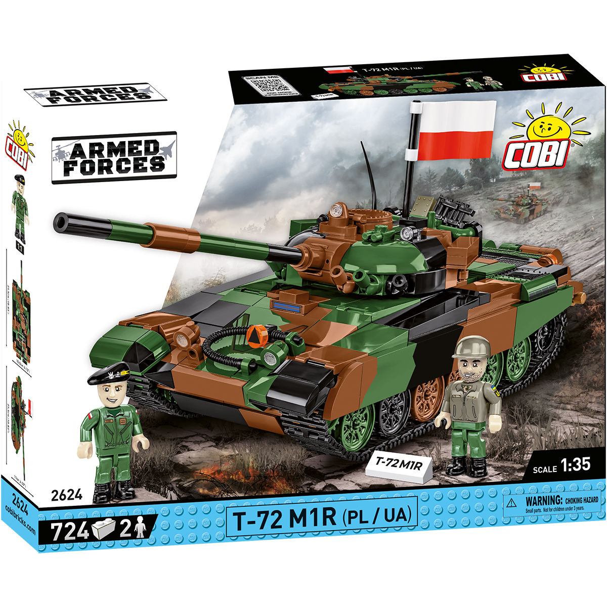 T-72 M1R (PL/UA) Tank Building Set - Main Image | TheBrickTube