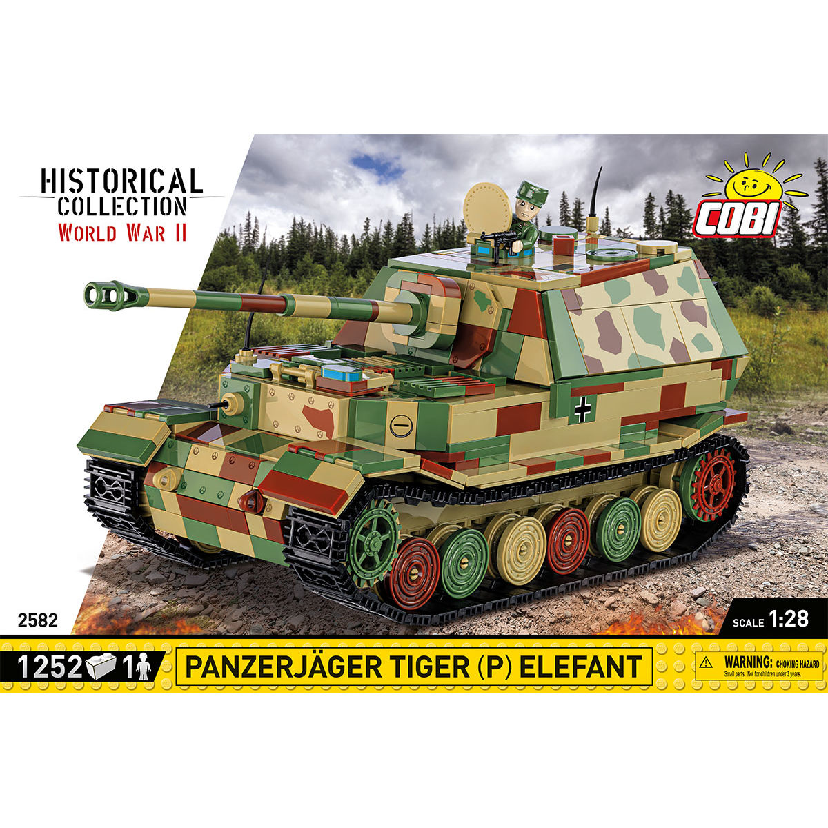 PanzerJager Tiger (P) Elefant Tank Destroyer Building Set - Image 3 of 6 | TheBrickTube