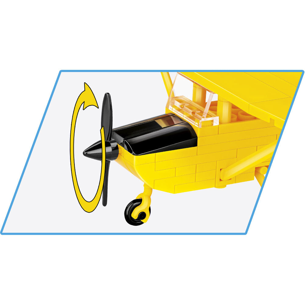 Cessna 172 Skyhawk Aircraft (Yellow) Building Set - Image 6 of 6 | TheBrickTube