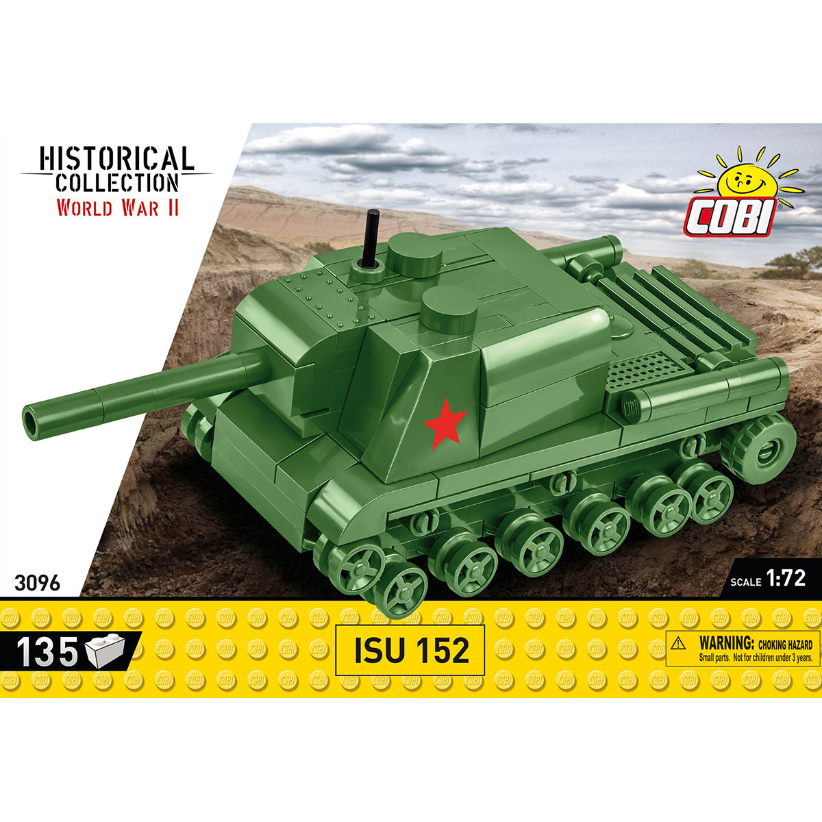 ISU 152 Tank 1:72 Scale Building Set - Image 3 of 6 | TheBrickTube