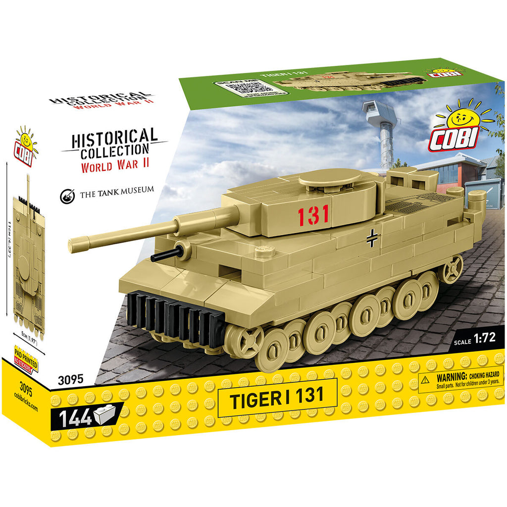 Tiger I 131 Tank 1:72 Scale Building Set - Main Image | TheBrickTube