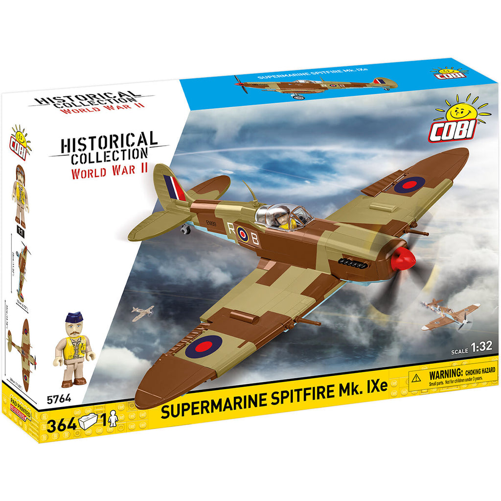 Supermarine Spitfire Mk. IXe Fighter Building Set - Main Image | TheBrickTube