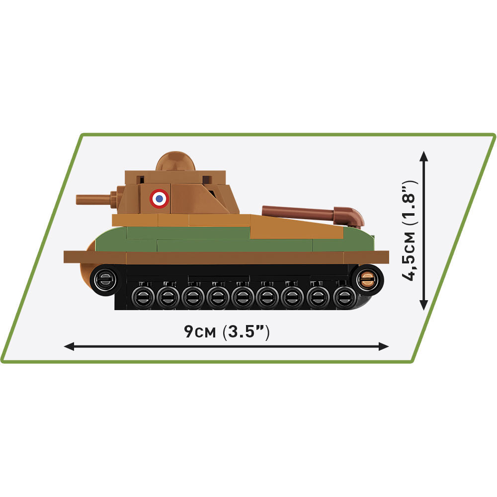 Somua S-35 Tank 1:72 Scale Building Set - Image 5 of 6 | TheBrickTube