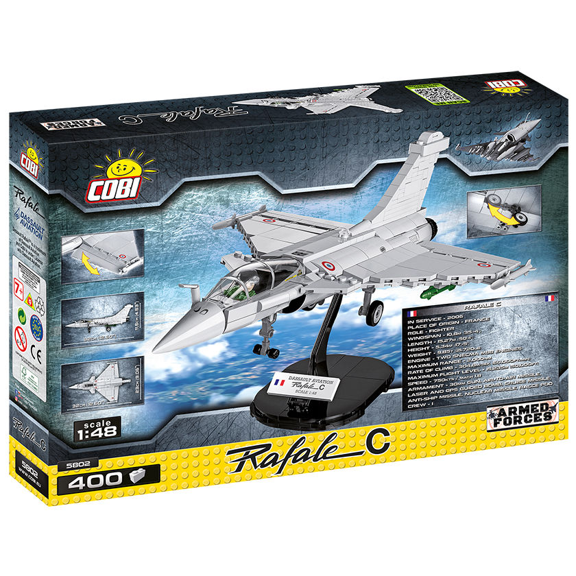Dassault Rafale C Fighter Jet Building Set - Image 2 of 6 | TheBrickTube